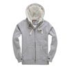 F15 Fleece Lined Zip Hoodie Dusty Grey / Orchid White colour image