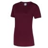 JC005 Ladies Sports T-Shirt Burgundy colour image