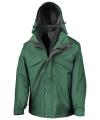 R68X Detachable Inner Fleece Lining Jacket Bottle Green colour image