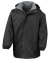 R160X Reversible Waterproof Fleece Jacket Black / Grey colour image