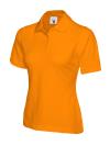 UC106 Ladies Polo Shirt Orange colour image