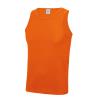 JC007 Sports Vest Electric Orange colour image