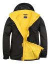 UC621 Deluxe Outdoor Jacket Black / Submarine Yellow colour image
