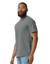 GD24 65000 Softstyle Midweight Mens T Shirt Graphite Heather colour image