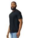 GD24 65000 Softstyle Midweight Mens T Shirt Black colour image