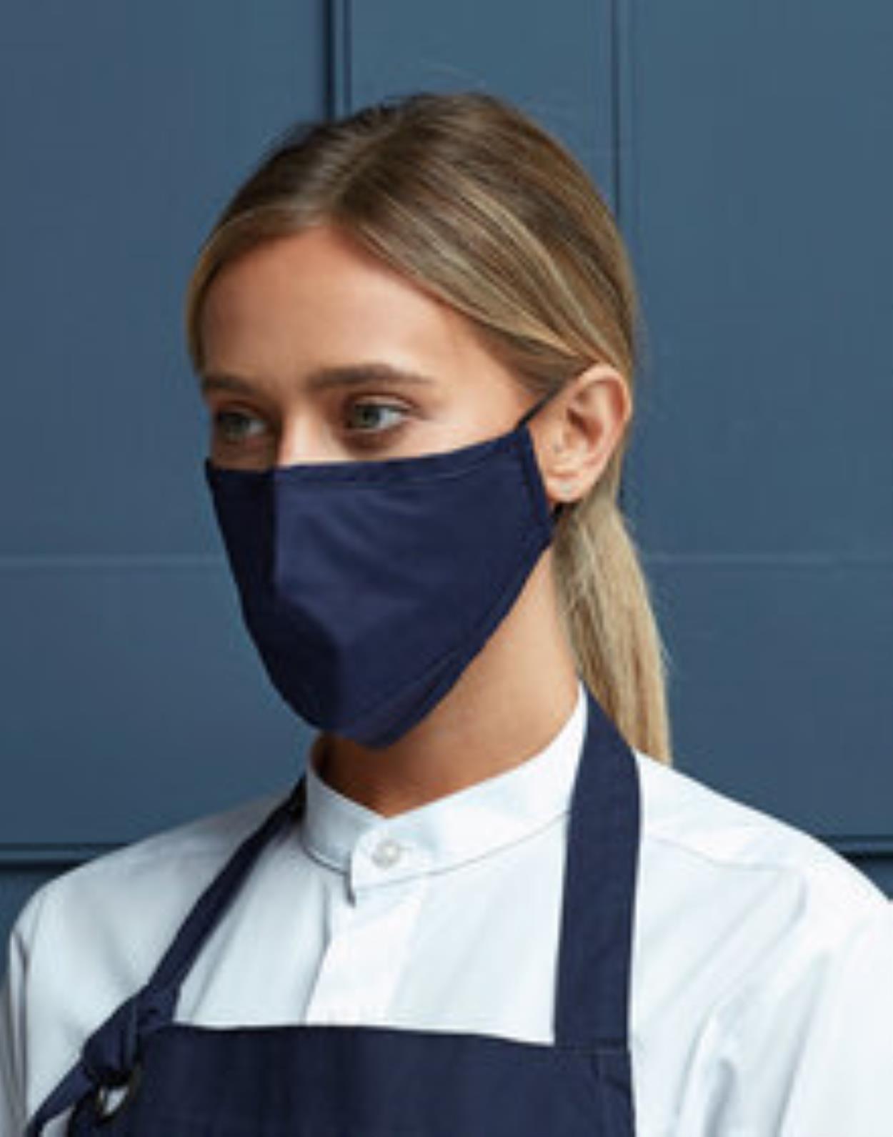 PR796 Face Covering Protective 3 Layer Fabric Mask Image 1