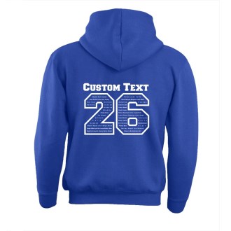 Leavers Zip Hoodie Border 26 Design