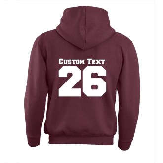Leavers Zip Hoodie Block 26 Design