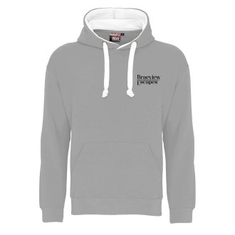 Braeview Hoodie Black logo
