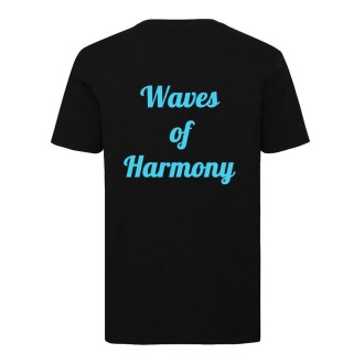 Waves of Harmony Kids Black T-shirt