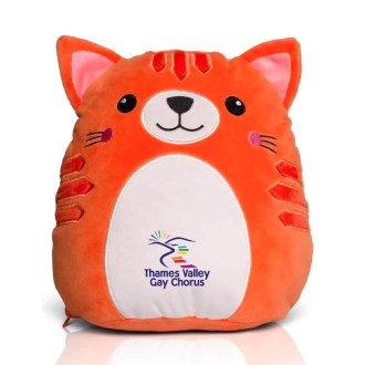 TVGC Ginger Cat Squidgy Animals Orange