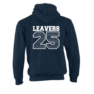 Leavers 25 W81PF Adults Zip Hoodie
