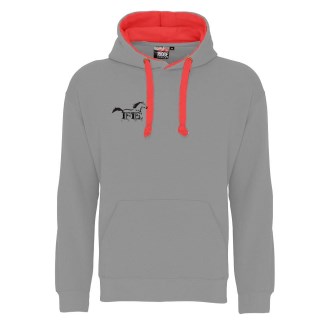 FE Camp Contrast Hoodie- Black