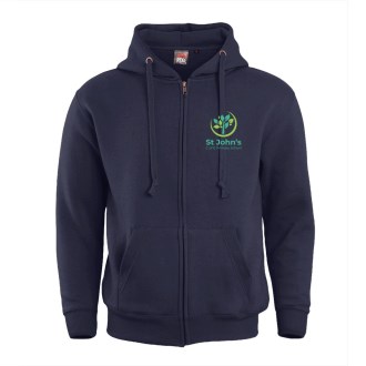 St Johns Kids Zip Leavers Hoodie 25