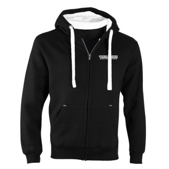 Doris Archer Motorsport zip Hoodie white