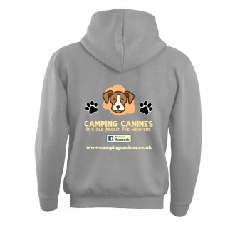 Camping Canines Zip Hoodie