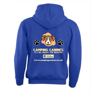 Camping Canines Kids Zip Hoodie