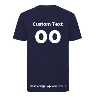 Volleyball Sports T-Shirt Navy