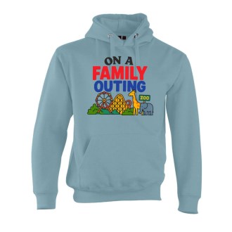 Family Outings Zoo Kids Hoodie