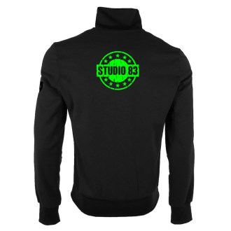 Studio 83 Quarter Zip Green Logo