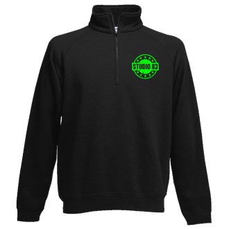 Studio 83 Quarter Zip Green Logo