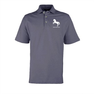 Perins White Logo Polo Shirt