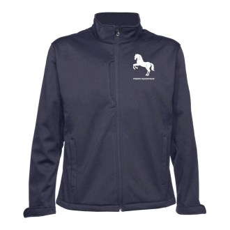 Perins White Logo Softshell