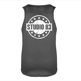 Studio83 Ladies White Logo Vest