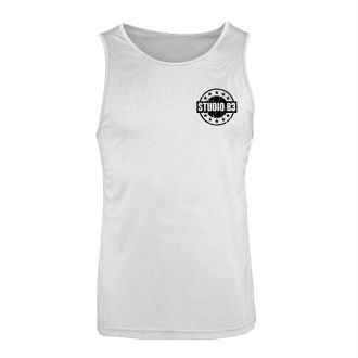 Studio83 Black Logo Mens Vest