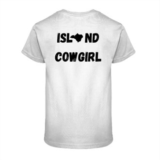 Island Cowgirl Black Logo Ladies V-Neck