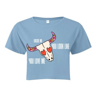 Excuse Me Cropped Tee