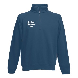 Quarter Zip Sweatshirt Right chest Print