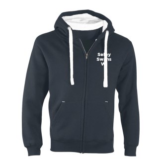 Zip Hoodie Left Chest Print