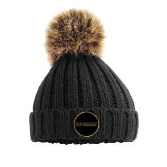 SR Pom Pom Chunky Beanie