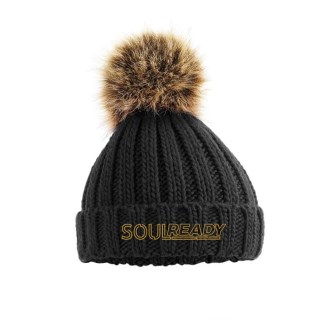 SR Pom Pom Chunky Beanie