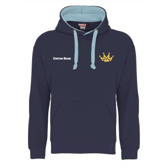 KSM Contrast Leavers 26 Kids Hoodie