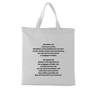 Be Not Decieved Tote - Black Text
