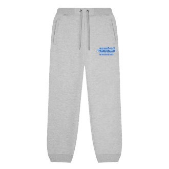 THEDIGITALCAT Organic Joggers Blue Logo