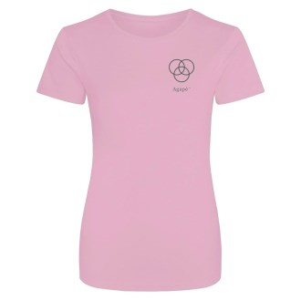 Agape Ladies T-Shirt Grey Logo