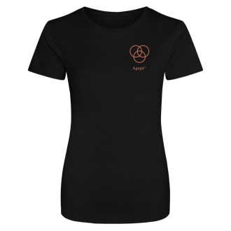 Agape Ladies T-shirt Orange Logo