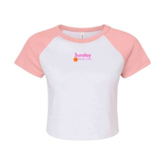 SWC Ladies Cropped Raglan T-shirt