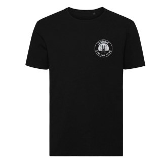 GCC Heavy Cotton T Black n White Logo
