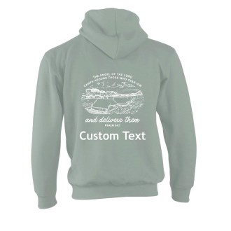 SC Adult Psalm Hoodie White Print