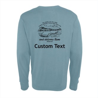 SC Adult Psalm Sweatshirt Black Print