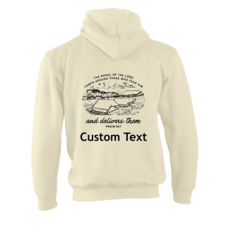 SC Adult Psalm Hoodie Black Print