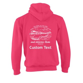 SC Kids Psalm Hoodie White Print