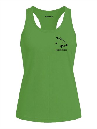 Ladies Training Vest Black Logo