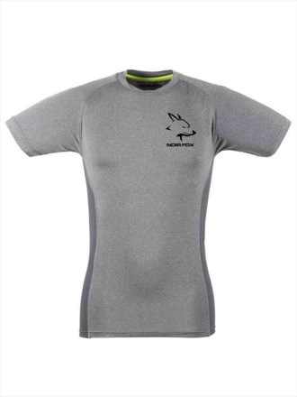 Mens Muscle Fit T Shirt Black Logo