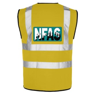 NFAS Large Logo Printed HiVis