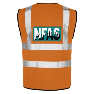 NFAS Large Logo Printed HiVis